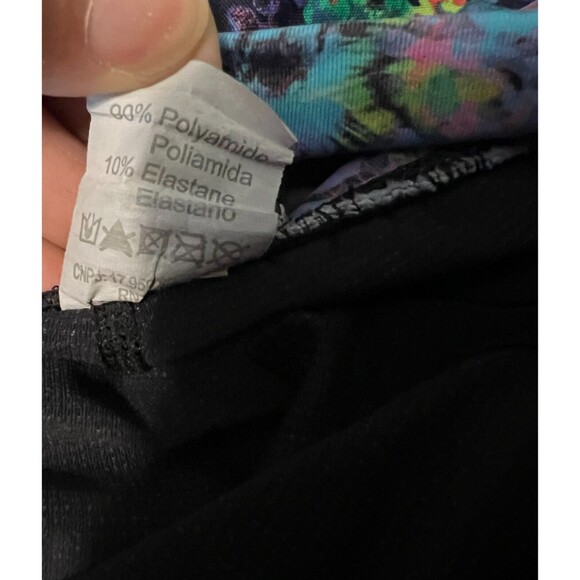 Dona Jo by JoFit Pleated Activewear JoJo Skort  Women's Size 2  Blue Floral - Picture 7 of 11